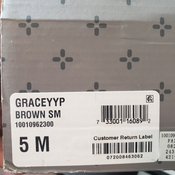 Sun + Stone Gracey Brown Zip Almond Closed Toe Block Heel Bootie Sz 5M - Picture 12 of 12